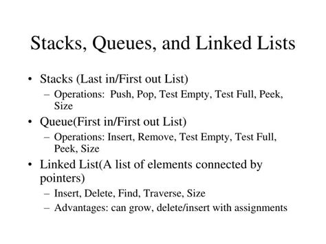 Difference Between List Stack And Queue Picsalo