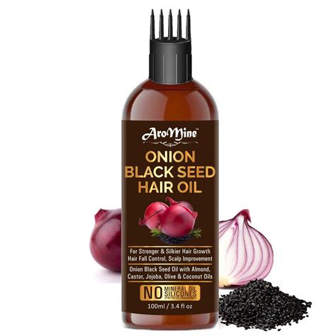 Buy Aromine Onion Black Seed Hair Oil For Hair Growth Hair Fall