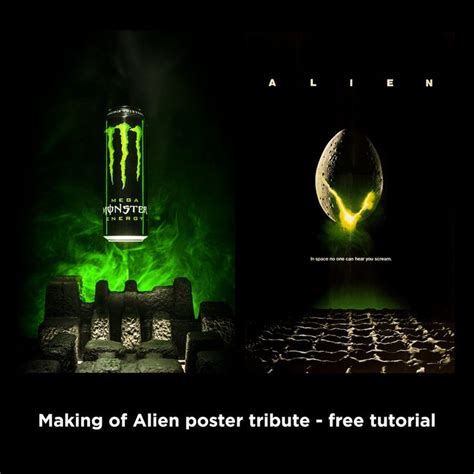 The Alien Posters Are Glowing Green And Black