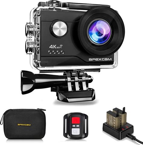 Apexcam 4k Action Cam 20mp Wifi Sports Camera Ultra Hd Amazonde