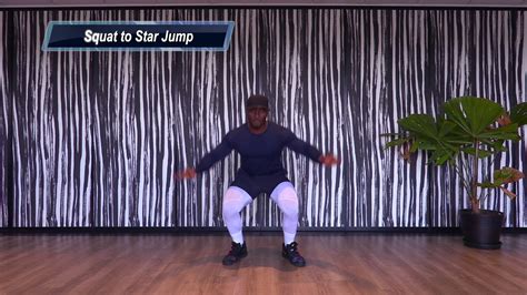 Squat To Star Jump Youtube