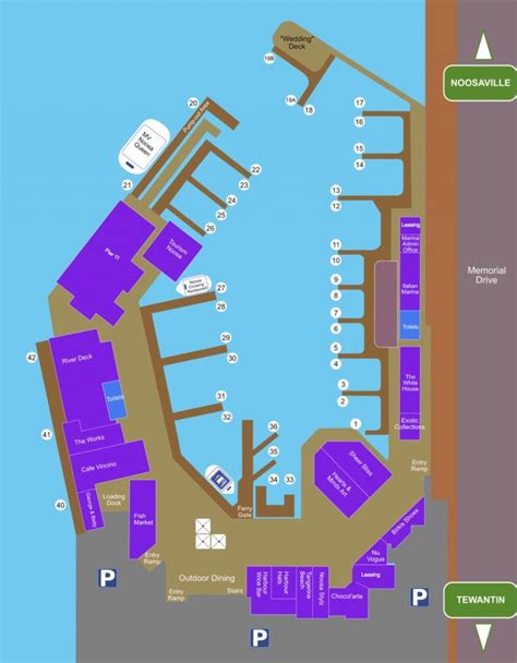 Marina Map Berths Med 02 Noosa Marina