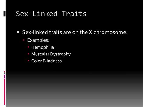 Ppt Sex Linked Traits Powerpoint Presentation Free Download Id1986457