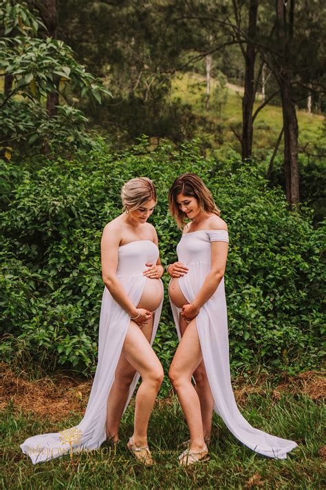 Maternity Photography Gold Coast Twins Are Pregnant 6 Days Apart