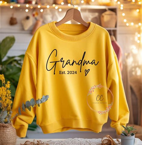 Grandma Est 2024 Svg Grandma Est 2024 Shirt Grandma Svg Grandma