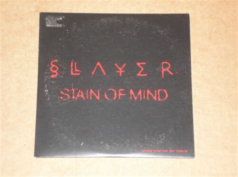 Slayer Stain Of Mind Promo Single Cd Ebay
