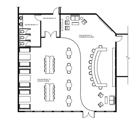 Floor Plan Design Coffee Shop Coffee Shop Small Plans Plan Cafeteria