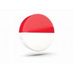 Indonesia Icon 3d Round Flag Glossy Illustration