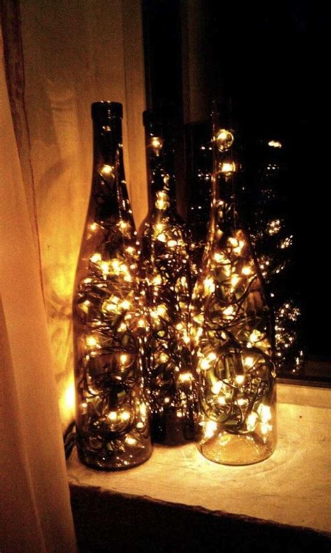 24 antique champagne fir artificial christmas wreath with 50 warm white led lights. 25 CREATIVE WINE BOTTLE DECORATION IDEAS FOR THIS CHRISTMAS..... - Godfather Style