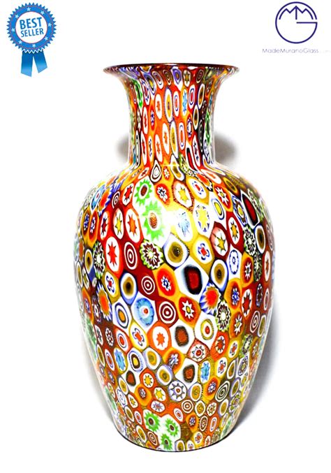 Vintage Murano Glass Vase Id