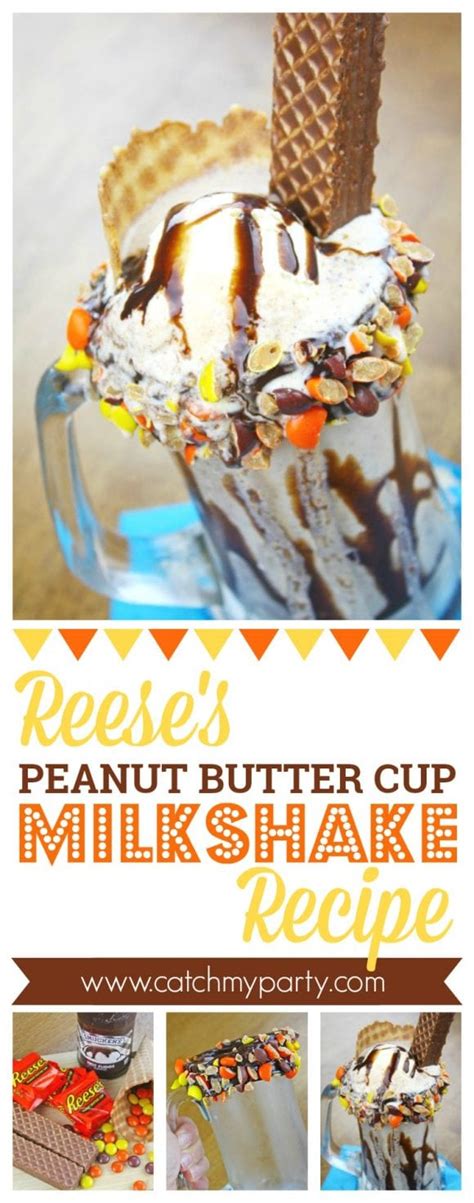 Using good quality ice cream is key. Reese's Peanut Butter Milkshake Recipe | Catch My Party