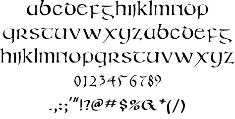 Check spelling or type a new query. Irish Unci Alphabet font by Manfred Klein - FontSpace