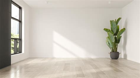 Interior Of An Empty Modern Living Room In 3d Rendering 2068047 Stock