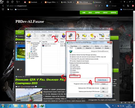 Internet download manager (idm) is a tool to increase download speeds by up to 5 times, resume and schedule downloads. PBDev-ALFaxzor: CARA MEMUNCULKAN EXTENSION IDM DI UC BROWSER