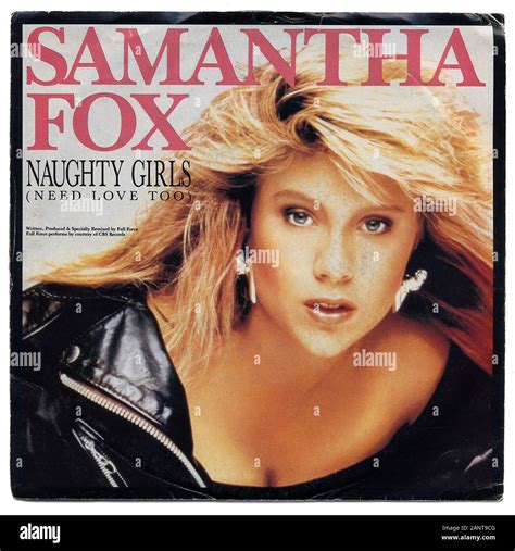 Samantha Fox Naughty Girls Need Love Too Classic Vintage Vinyl