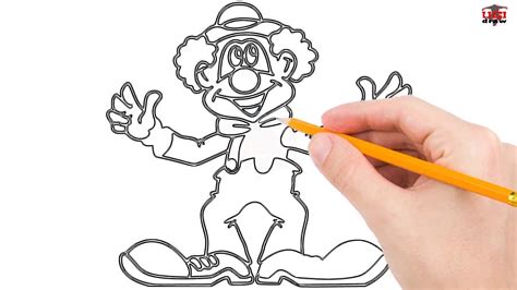 How To Draw A Clown Step By Step Easy For Beginnerskids Simple