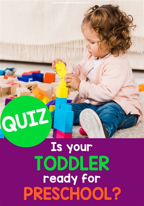 Is Your Toddler Ready For Preschool Take The Quiz