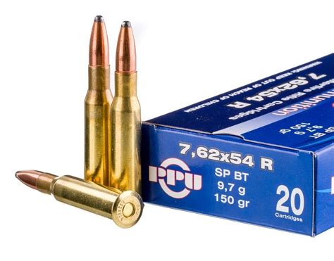 762x54r Ammo By Prvi Partizan 20 Rounds Of 150gr Spbt