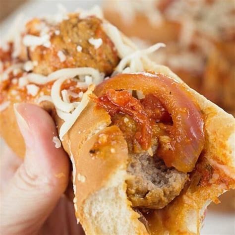 Easy Crockpot Meatball Sub Recipe Scattered Thoughts Of A Crafty Mom