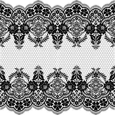 Seamless White Floral Lace Pattern 8544084 Vector Art At Vecteezy