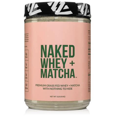 Naked Nutrition Launches Matcha Protein Powders Nosh Com