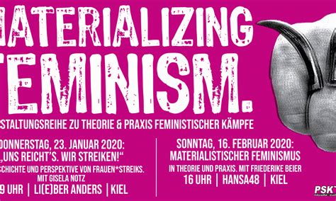 Veranstaltung Materialistischer Feminismus In Theorie Und Praxis