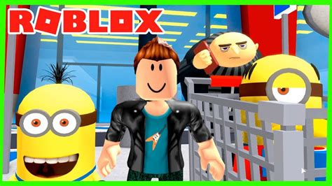 Aventura Com Os Minions No Roblox Minions Adventure Obby Despicable