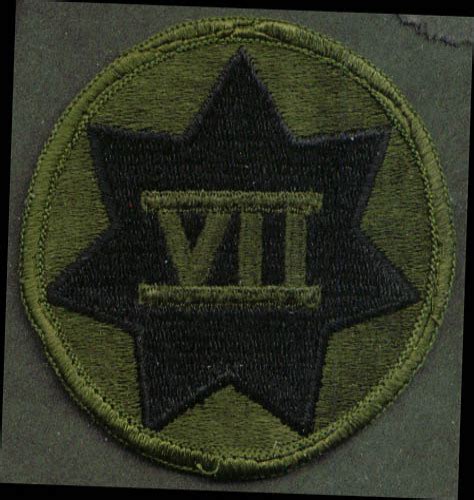 Us Army Seventh Corps Ssi Subdued Patch
