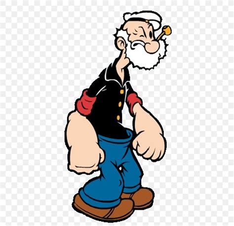 Poopdeck Pappy Popeye Sea Hag J Wellington Wimpy Animated Cartoon Png