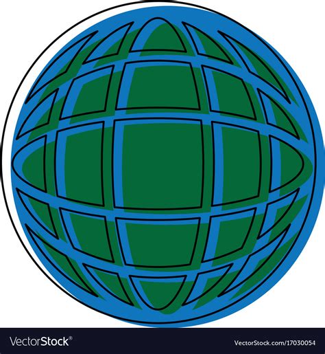 Modern Globe Connections Network Design Royalty Free Vector