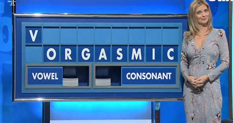 rachel riley left blushing as countdown board spells out very sexy word the irish sun