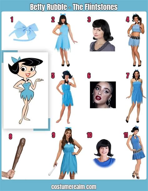 How To Dress Like Betty Rubble Costume Guide For Cosplay And Halloween Costume Wigs Costume Dress