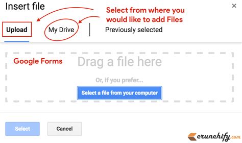 Top features of file upload forms. G Suite Google Forms Now Allowing users to Upload File ...