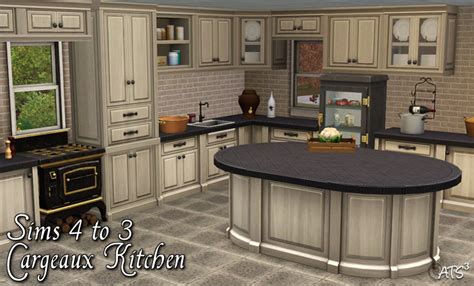 4to3 Cargeaux Kitchen Elements The Sims 3 Catalog