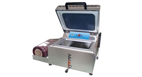 Purusharth polypropylene food tray sealing machine, packaging type: Auto linear tray sealing machine/tray sealing machine/Food ...