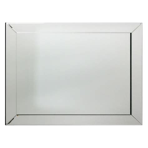 Shop Allen Roth Mirrored Beveled Frameless Wall Mirror At