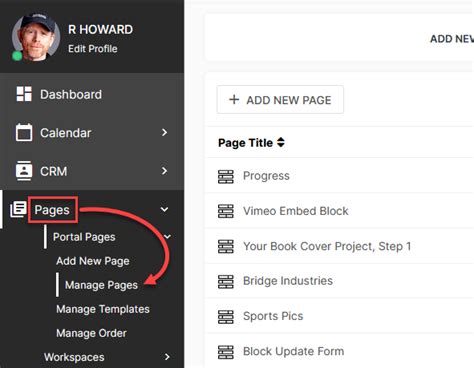 Pages Creating A Portal Page Suitedash Help Documentation