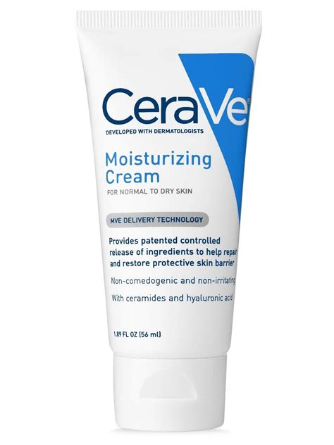 Cerave Moisturizing Cream Face And Body Moisturizer For Dry Skin 189