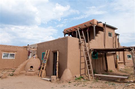 Taos Pueblo And A Thousand Year Old Adobe Architecture New Mexico