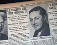 Irving Thalberg death... film producer... - RareNewspapers.com