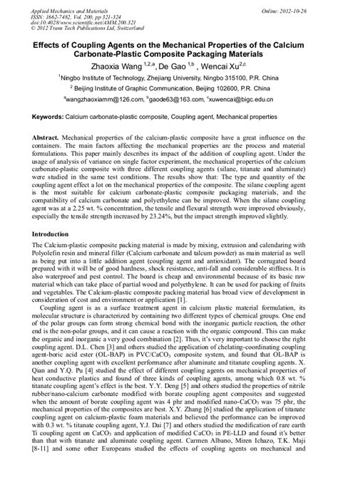 The coupling and cohesion were invented by larry constantine in the late 1960s as part of structured design, based on characteristics of good programming practices that reduced maintainenance and modification costs. Effects of Coupling Agents on the Mechanical Properties of ...