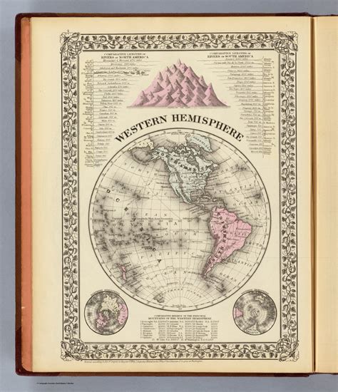 Western Hemisphere David Rumsey Historical Map Collection