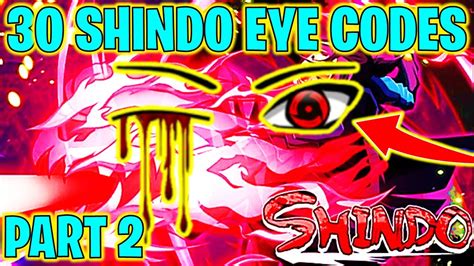 ⭐ Part 2 30 Shindo Life Custom Eye Codes 2021⭐ Youtube
