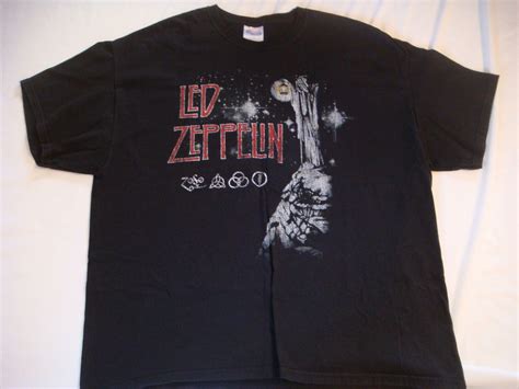 Led Zeppelin Zoso Symbols Hermit T Shirt Xxl Used Gem