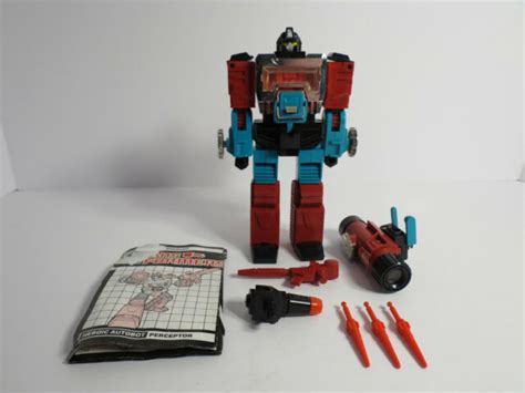 Perceptor Microscope 1985 Transformers G1 Action Figure Hasbro Takara