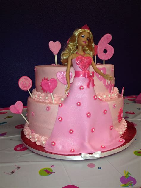 Barbie Birthday Cakes For Girls