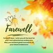 200+ Best Farewell Messages, Wishes And Quotes