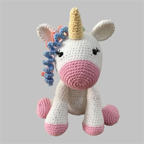 Unicórnio Pistachio Em Crochê Amigurumi No Elo7 Lovely Crochet C6122c