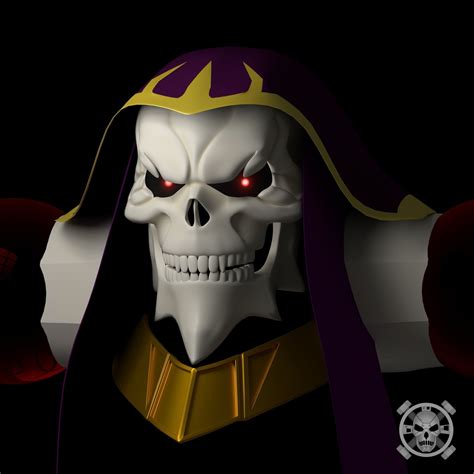 Overlord Ainz Ooal Gown Head 3d Print Model Cgtrader