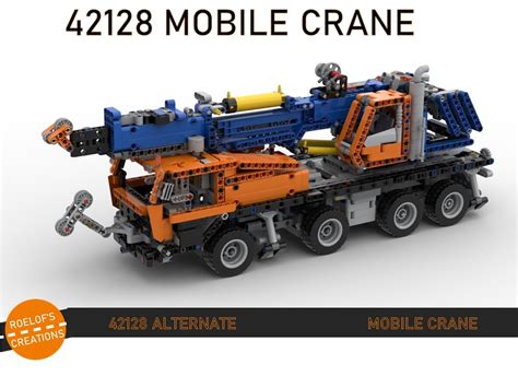Lego Moc 42128 B Model Mobile Crane Pneumatic By Roelofs Creations